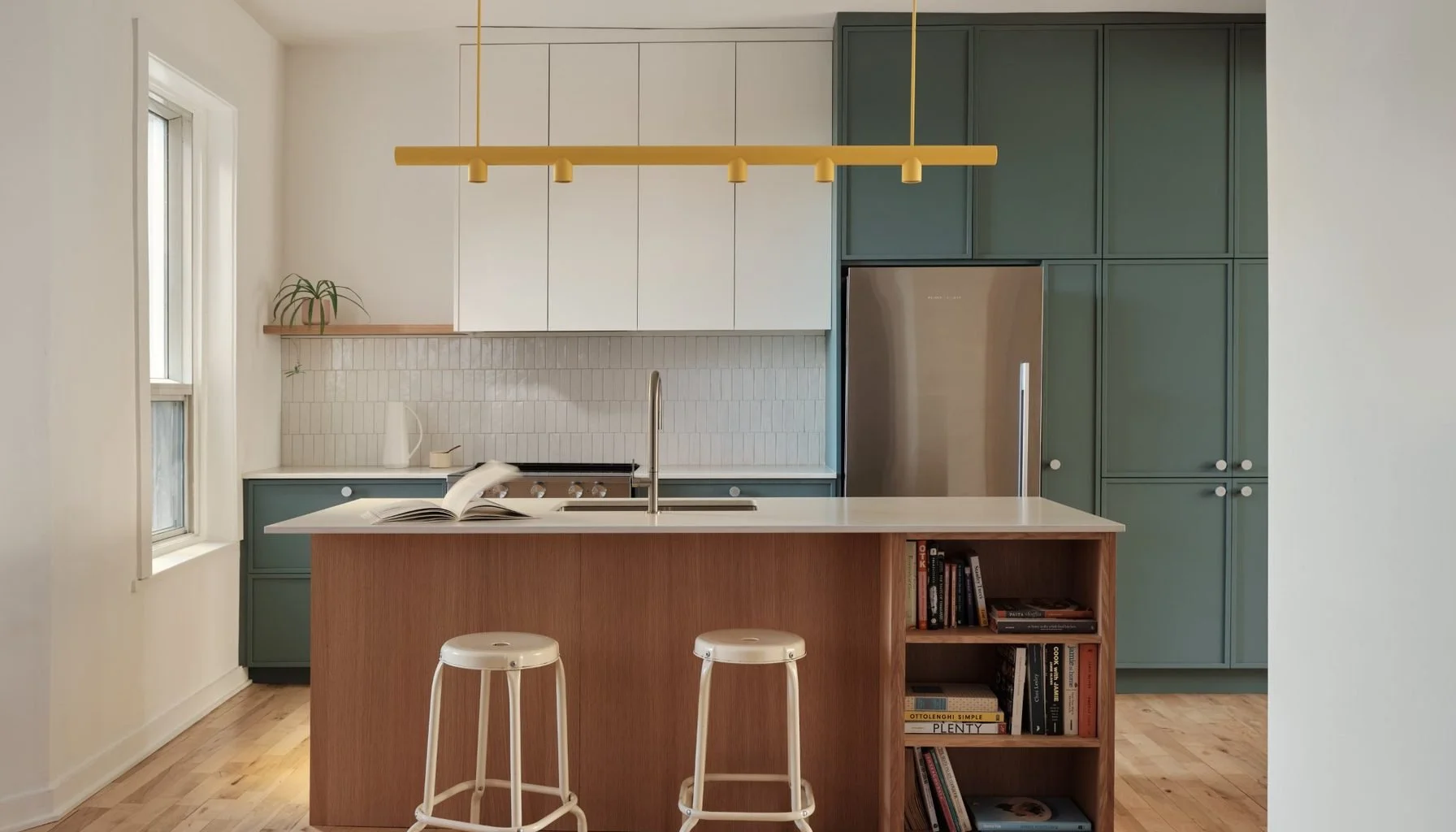 Cuisine rénovée par Espace Clé, projet Bourgeoys, Montréal
